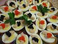 10 eggs stuffed with caviar (red or black)